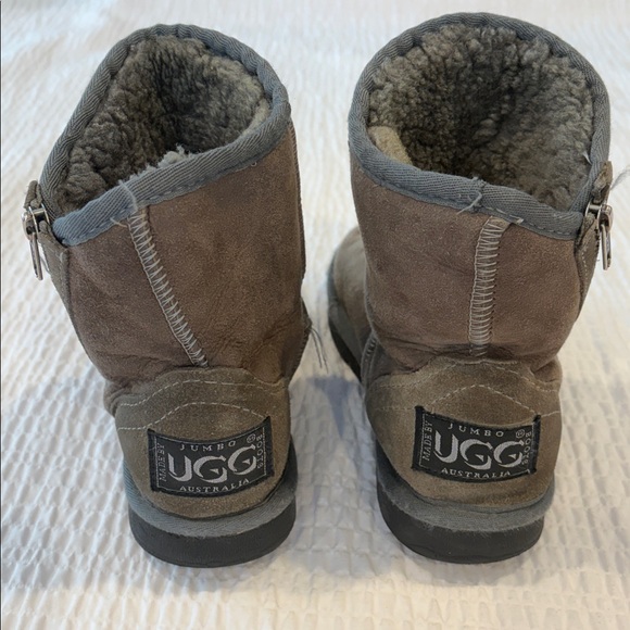 UGG Jumbo Gray 8” Boots - Picture 2 of 8